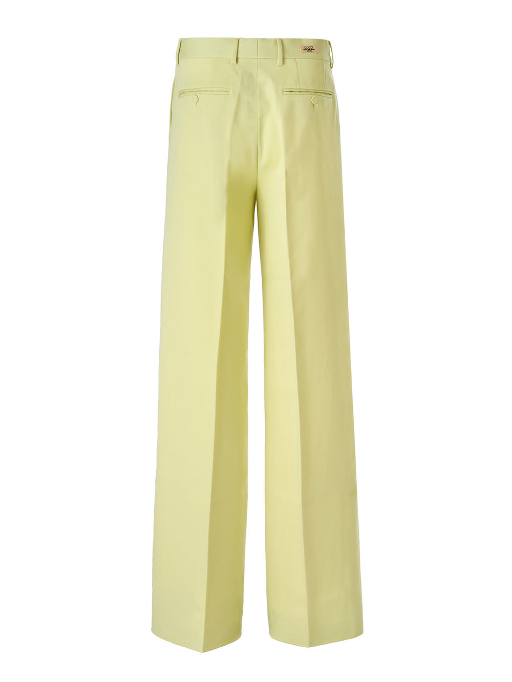 Gucci Limonengelbe Polyester-Hose