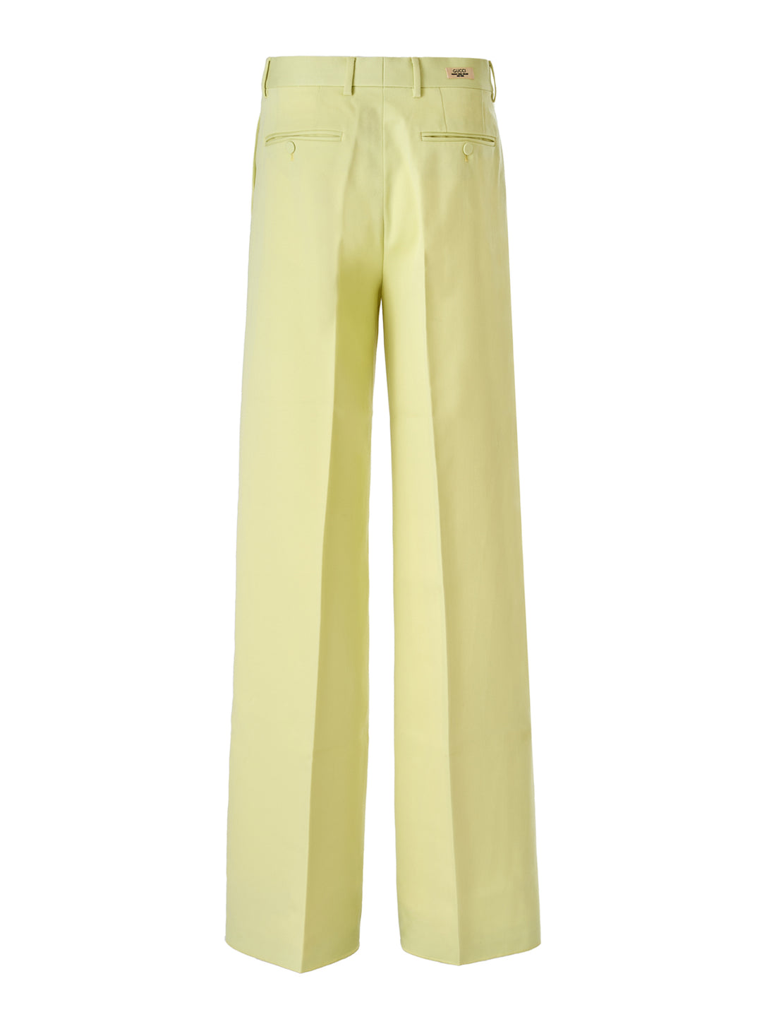 Gucci Limonengelbe Polyester-Hose