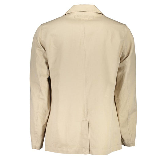 Gant Beigefarbene Baumwolljacke