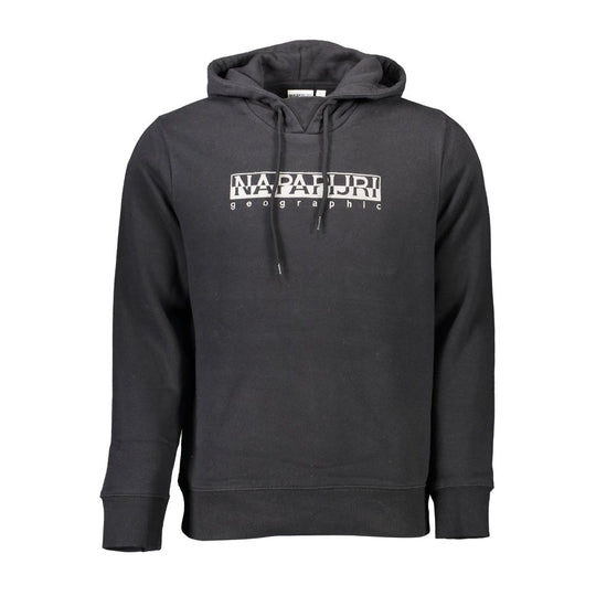 Napapijri Schwarzer Baumwollpullover für Männer