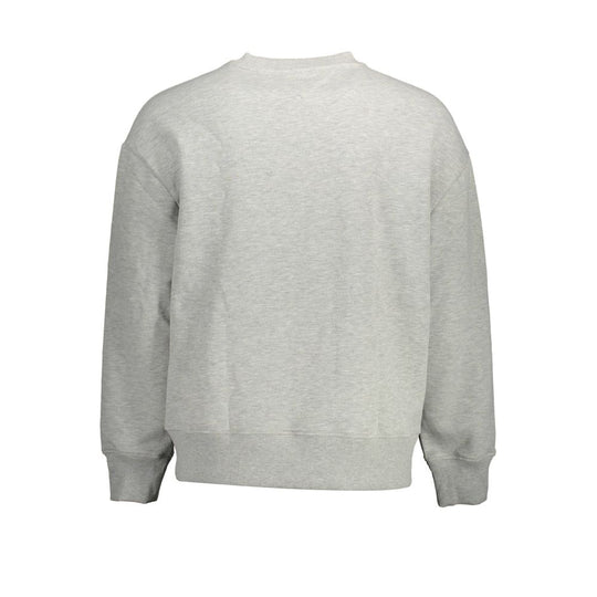 Tommy Hilfiger Grauer Baumwollpullover für Männer