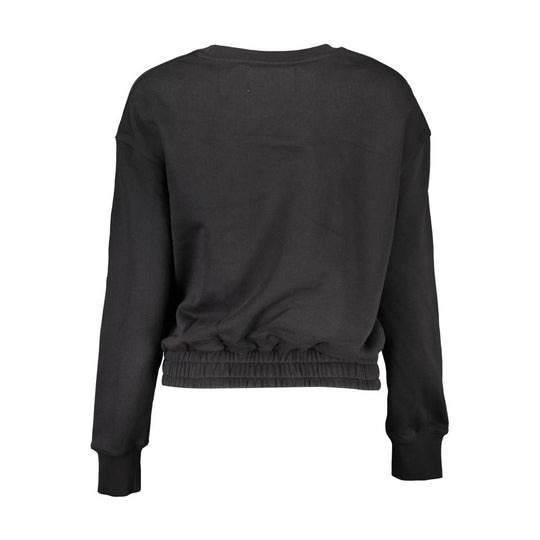 Calvin Klein Schwarzer Baumwollpullover für Frauen
