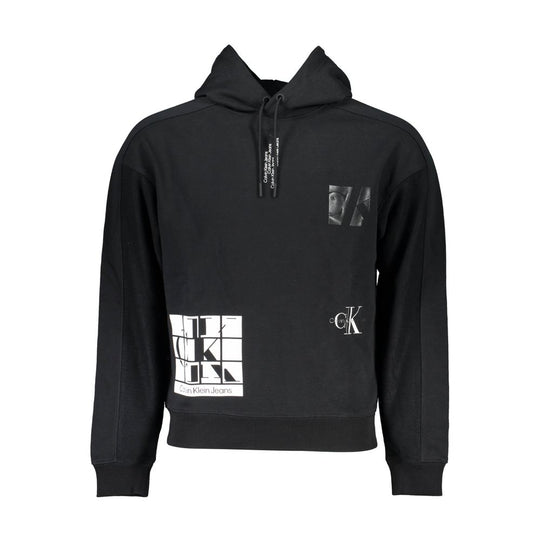 Calvin Klein Schwarzer Baumwollpullover für Männer