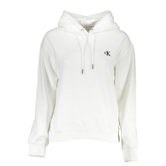 Calvin Klein Weißer Baumwollpullover