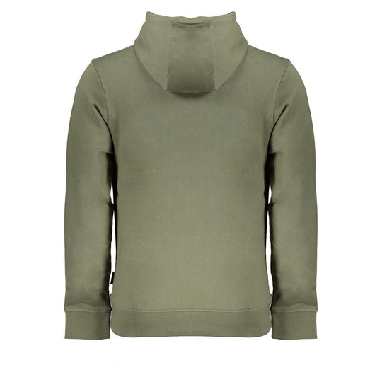 Napapijri Smaragdgrünes Kapuzensweatshirt mit Stickerei