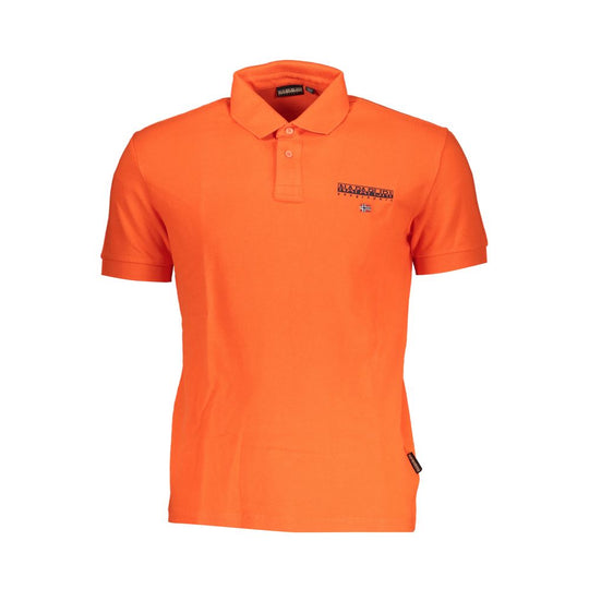 Napapijri Rosa Polohemd mit Kontrastdetails