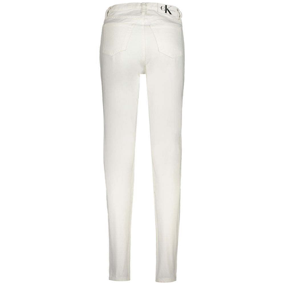 Calvin Klein Weiße Baumwolljeans &amp