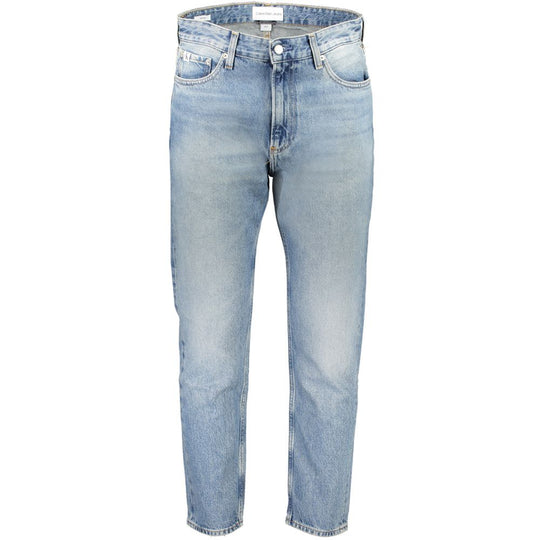 Calvin Klein Hellblaue Baumwolle Herren Jeans