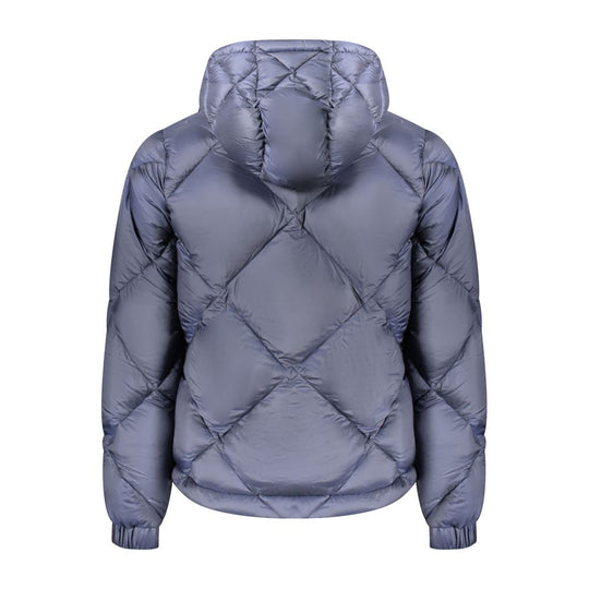 K-WAY Blaue Polyester Herrenjacke