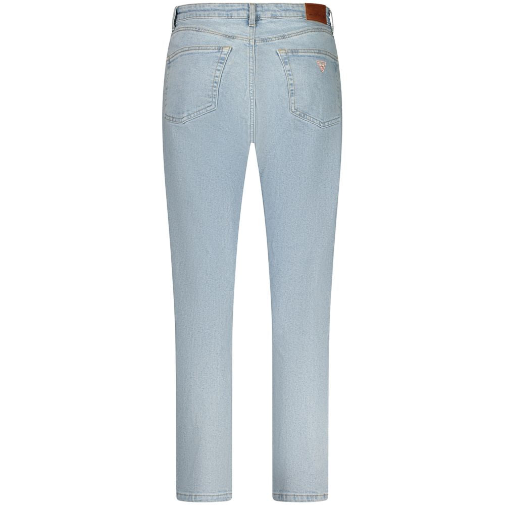 Guess Jeans Hellblaue Skinny-Jeans aus Baumwolle für Frauen