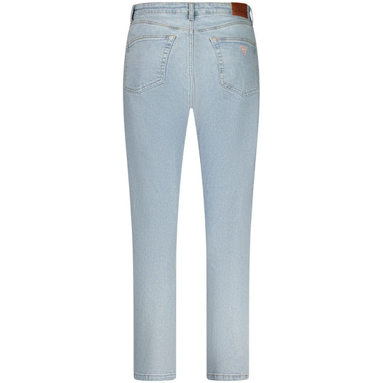 Guess Jeans Hellblaue Skinny-Jeans aus Baumwolle für Frauen