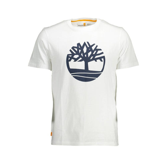 Timberland Weißes Baumwolle Männer T-Shirt