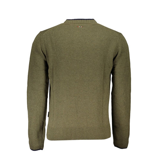 Napapijri Grüner Stoff Männer Pullover