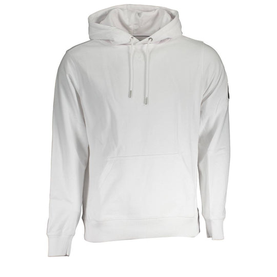 Calvin Klein Weißer Baumwollpullover für Männer