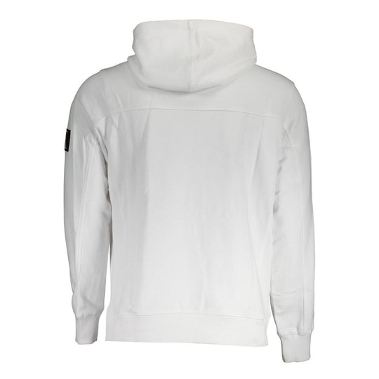 Calvin Klein Weißer Baumwollpullover für Männer