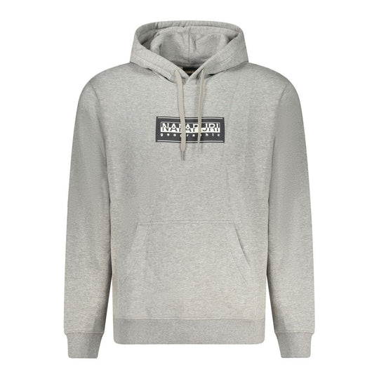 Napapijri Grauer Baumwollpullover für Männer