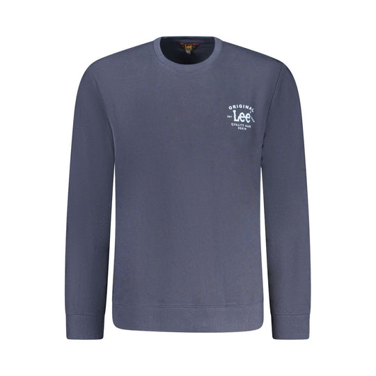 Lee Blauer Baumwollpullover für Männer