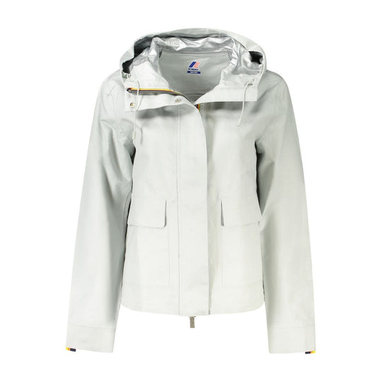 K-WAY Graue Leinenjacke für Frauen