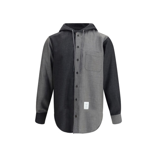 Thom Browne Hemdjacke mit Kapuze