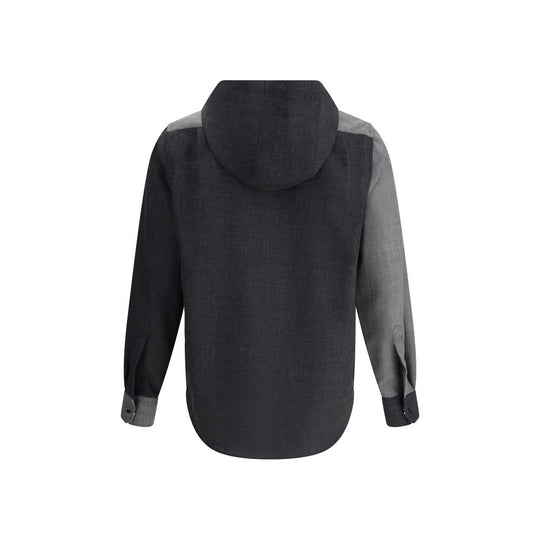 Thom Browne Hemdjacke mit Kapuze