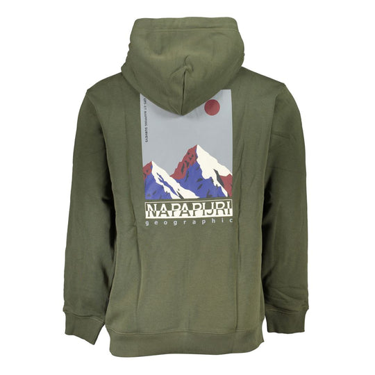 Napapijri Grüner Baumwollpullover für Männer