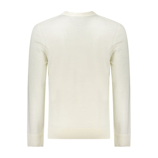 Hugo Boss Weißer Pullover aus Wolle für Männer