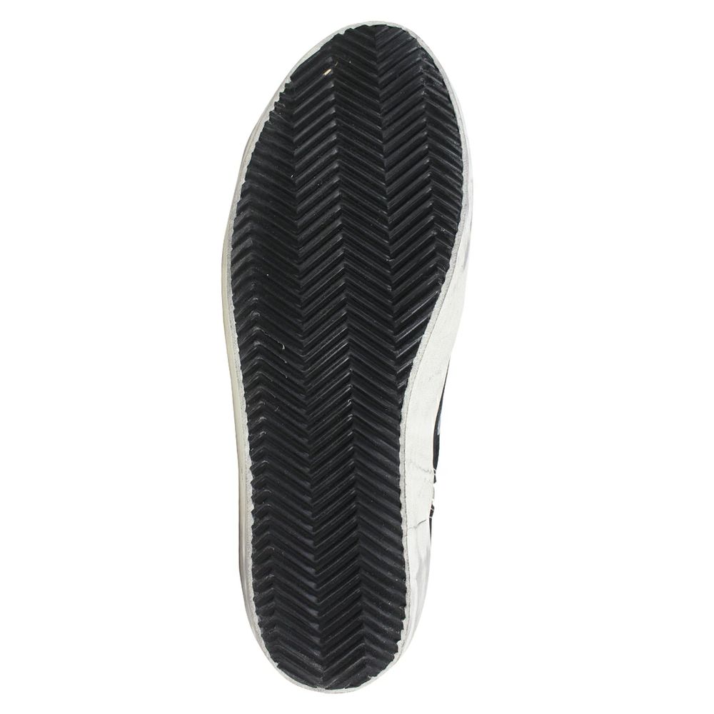 Golden Goose Schwarzer Canvas-Sneaker