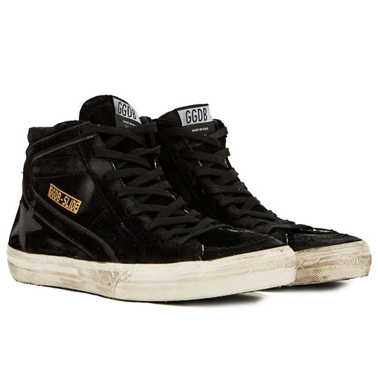 Golden Goose Sneaker aus schwarzem Kalbsleder