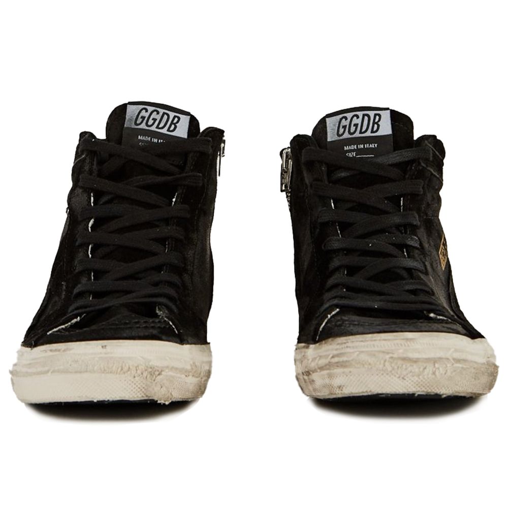 Golden Goose Sneaker aus schwarzem Kalbsleder