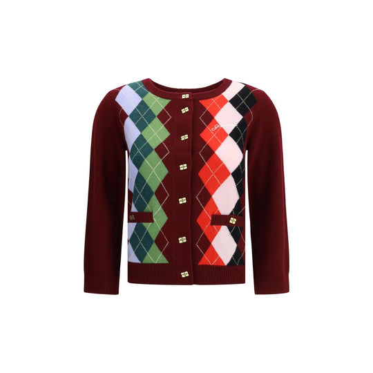 Ganni Karo-Strickjacke