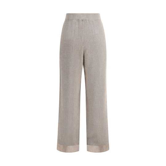Brunello Cucinelli Gerippte Lurex-Hose