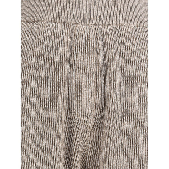 Brunello Cucinelli Gerippte Lurex-Hose