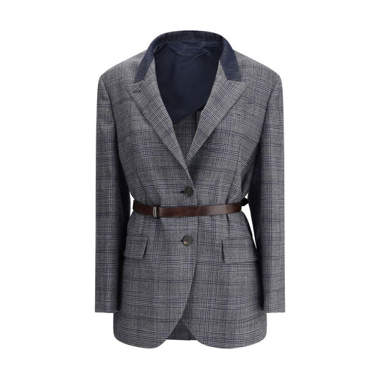 Brunello Cucinelli Blazer mit Prince-of-Wales-Muster