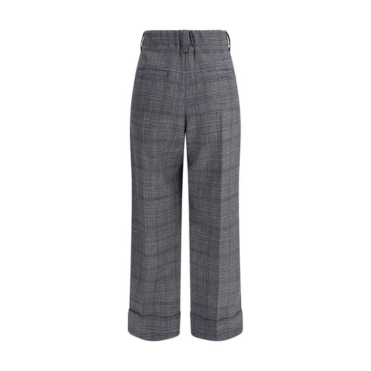 Brunello Cucinelli Prinz von Wales gemusterte Hose