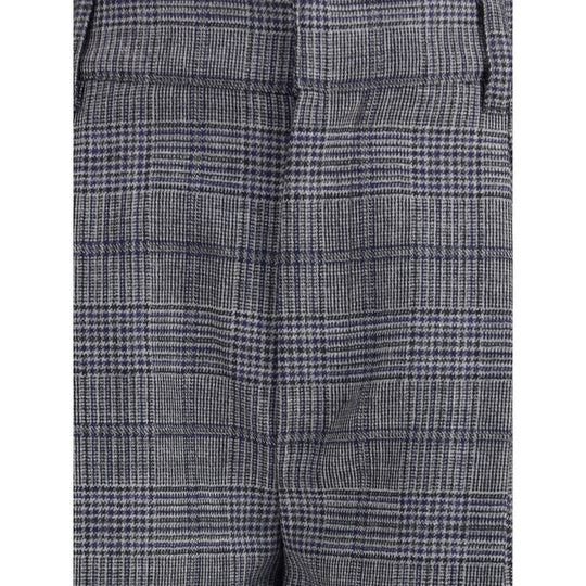 Brunello Cucinelli Prinz von Wales gemusterte Hose