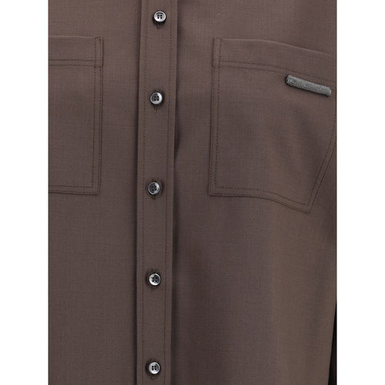 Brunello Cucinelli Wollhemd