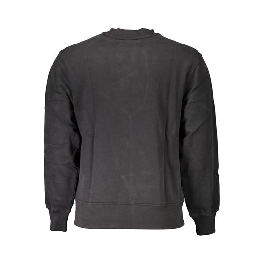 Calvin Klein Schwarzer Baumwollpullover für Männer