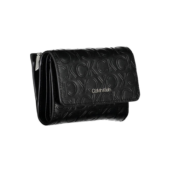 Calvin Klein Schwarzes Polyethylen Portemonnaie für Frauen