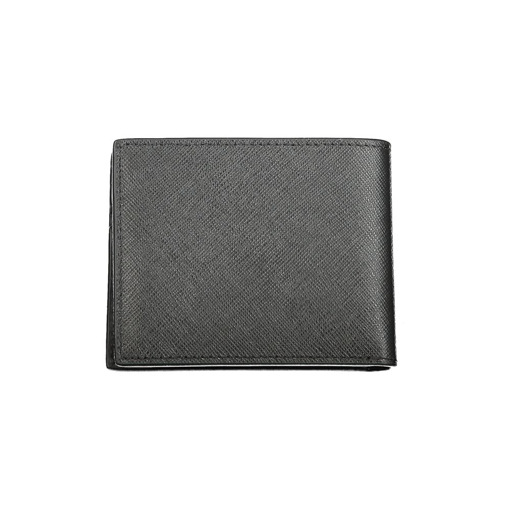 Calvin Klein Schwarzes Leder Portemonnaie