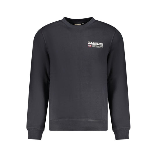 Napapijri Schwarzer Baumwollpullover für Männer