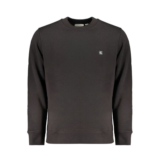 Calvin Klein Schwarzer Baumwollpullover für Männer