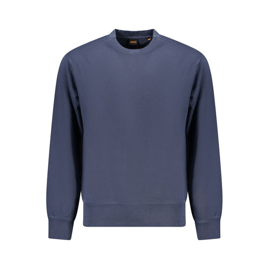 Hugo Boss Blauer Baumwollpullover für Männer