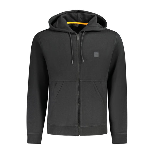 Hugo Boss Schwarzer Baumwollpullover