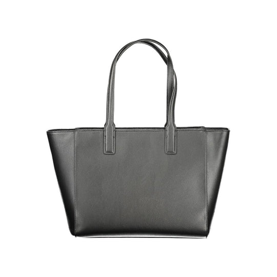 Tommy Hilfiger Schwarz Recyceltes Polyester Damen Handtasche