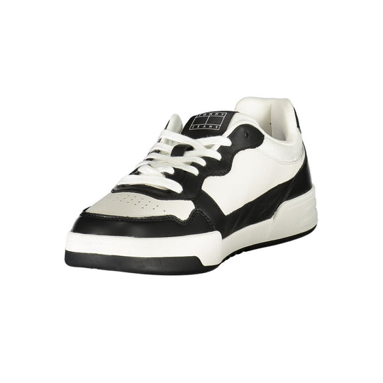 Tommy Hilfiger Schwarzes Leder Herren Sneaker