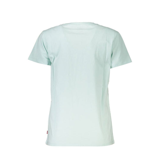 Levi's T-Shirt aus blauer Baumwolle für Frauen
