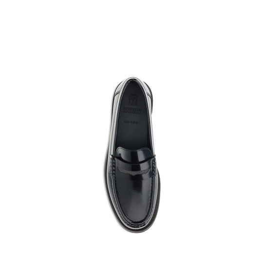 Brunello Cucinelli Leder-Halbschuhe