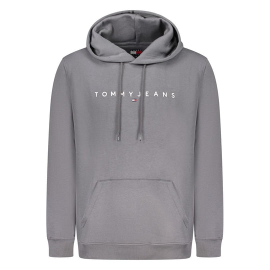 Tommy Hilfiger Grauer Baumwollpullover für Männer