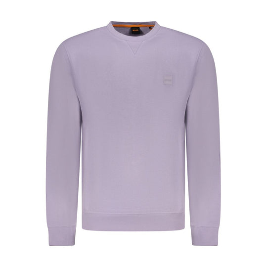 Hugo Boss Lila Baumwolle Männer Pullover