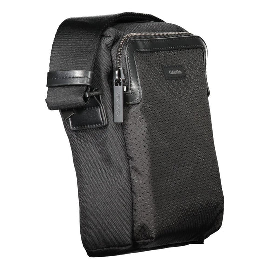 Calvin Klein Schwarze Polyester Männer Umhängetasche